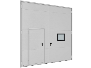 Распашные гаражные ворота SG-SS 3900x4000