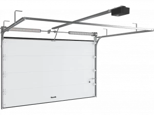 Гаражные секционные ворота RSD02 Doorhan из стальных сэндвич-панелей с торсионным механизмом (2600*3200)